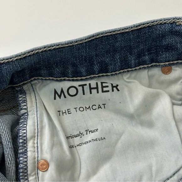 MOTHER Superior The Tomcat Jean Seriously Truce Size 29 High Rise‎ Straight Leg